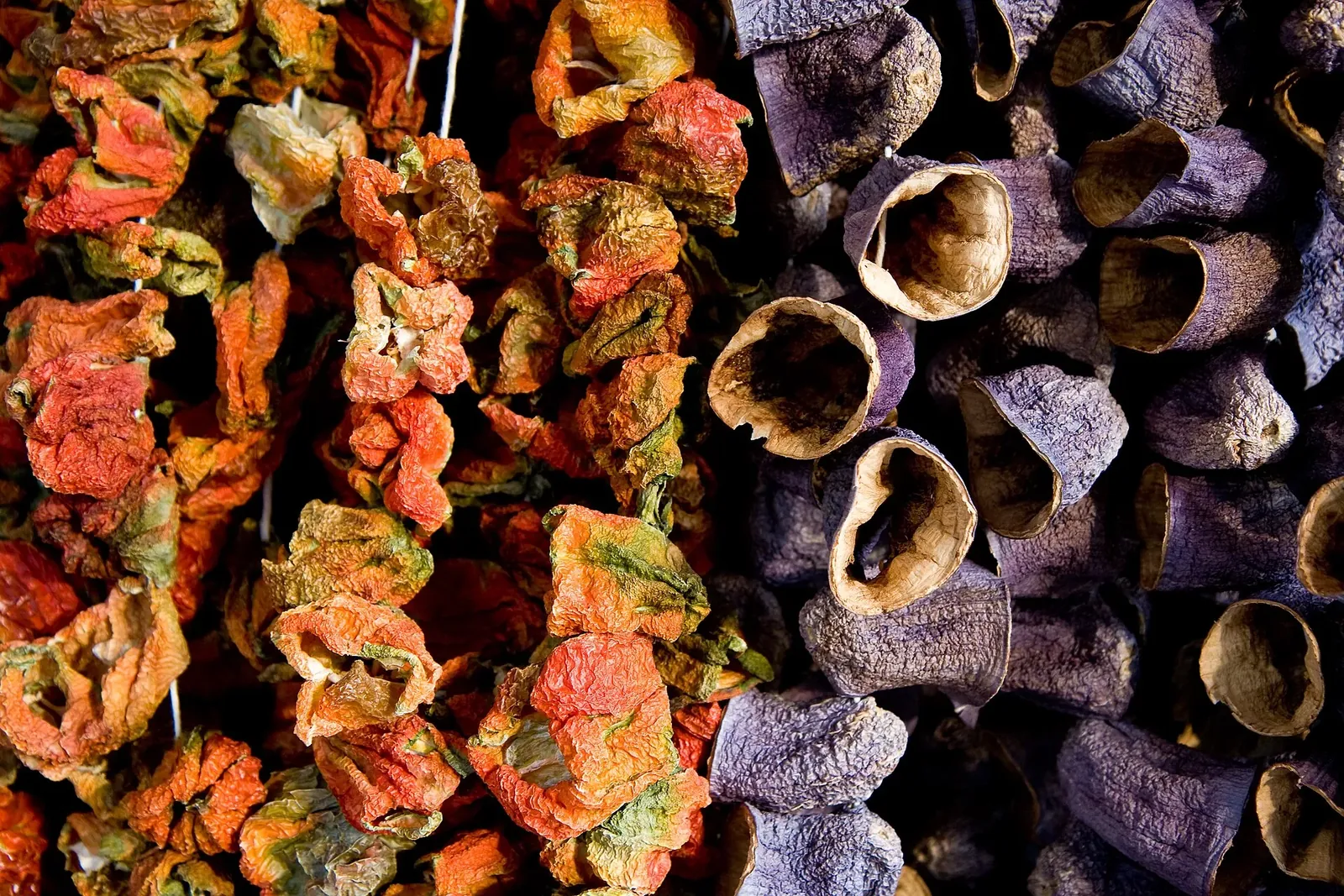 Dried eggplant skins to prepare Dolma. Фото: Garrett Ziegler, CC BY-SA 4.0, Викисклад