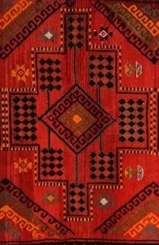 Ковровый орнамент. Фрагмент изделия из фондов Национального музея искусств им. А. Кастеева